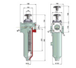KMGP00005 Plattenspaltfilter, 0,1 mm Spaltweite
