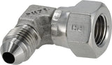 Schwenkbarer Winkel 7/16" JIC SS
