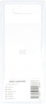 Klappsplint 10,5 mm x 45 mm (6)