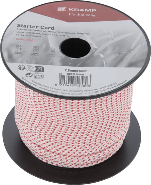Starterseil 2,8mm x 100m weiß