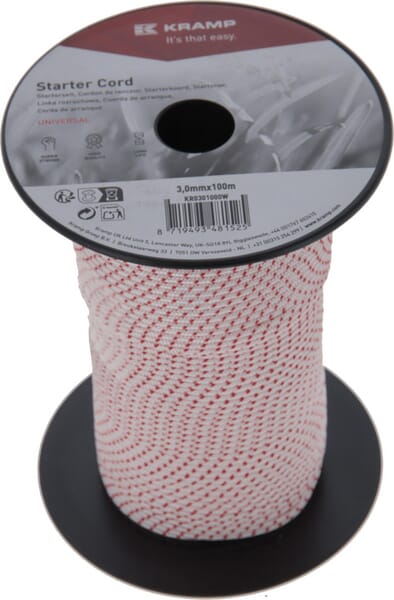 Starterseil 3,0mm x 100m weiß