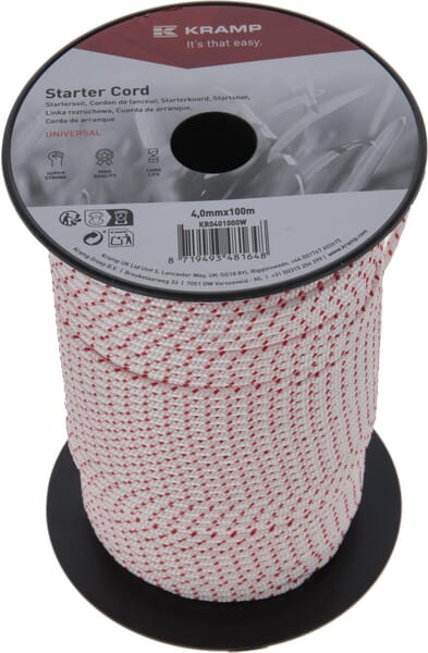 Starterseil 4,0mm x 100m weiß