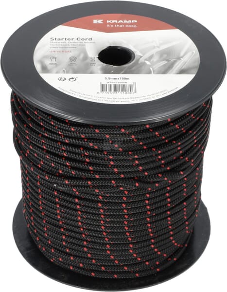 Starterseil, 5,5 mm x 100 m, schwarz
