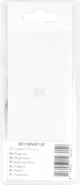 Pflugschraube M11 x 40mm, TFCC (12)