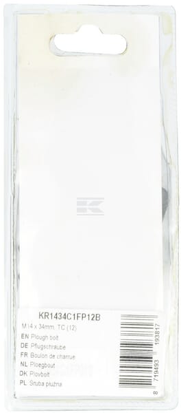 Pflugschraube M14 x 34mm, TC (12)