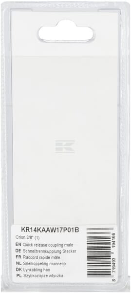 Schnellverschlusskupplung, männlich Orion 3/8" (1)