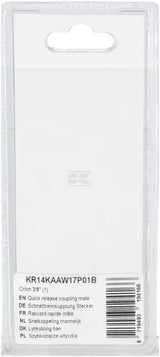 Schnellverschlusskupplung, männlich Orion 3/8" (1)
