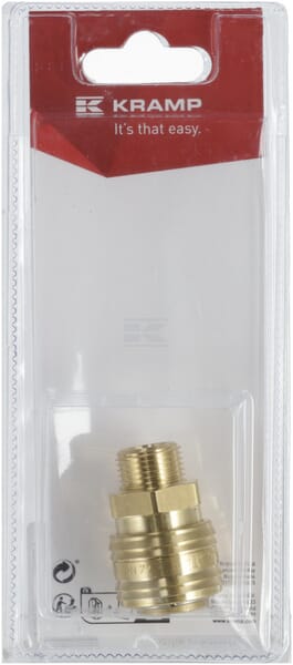 Schnellverschlusskupplung, männlich Euro 3/8" (1)