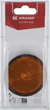 Reflektor rund orange Ø60mm (2)