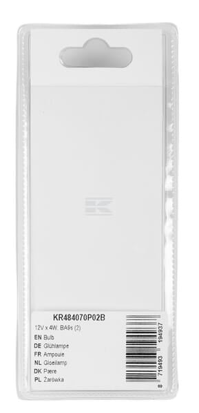 Glühbirne 12V x 4W, BA9s (2)