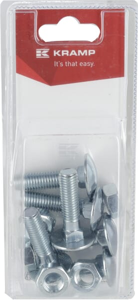 Schlossschraube und Mutter M10 x 40mm, 4.6 (6)