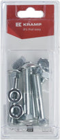 Schlossschraube und Mutter M10 x 60mm, 4.6 (6)