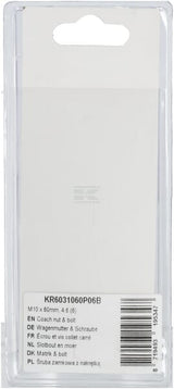 Schlossschraube und Mutter M10 x 60mm, 4.6 (6)