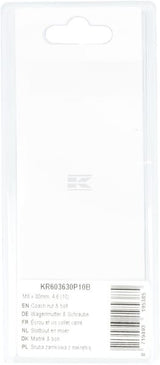 Schlossschraube und Mutter M6 x 30mm, 4.6 (10)