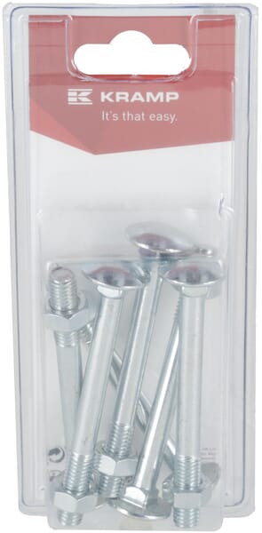 Wagenmutter und Schraube M8 x 70mm, 4.6 (6)