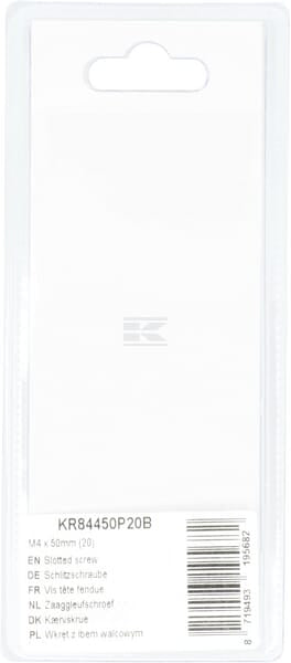 Schlitzschraube M4 x 50mm (20)