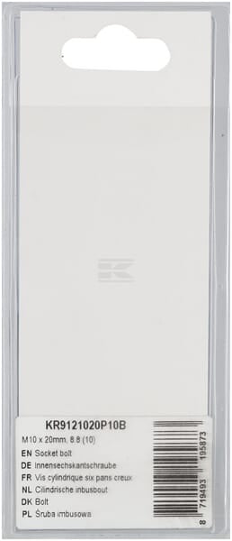 Innensechskantschraube M10 x 20mm, 8.8 (10)