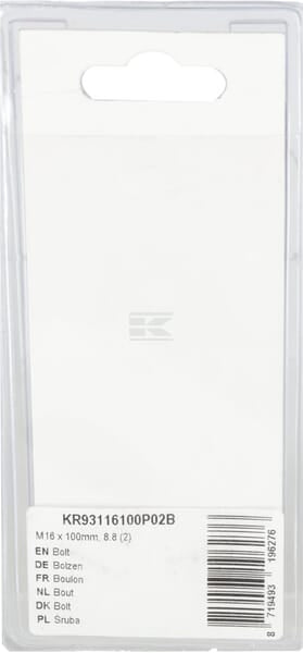 Schraube M16 x 100mm, 8.8 (2)