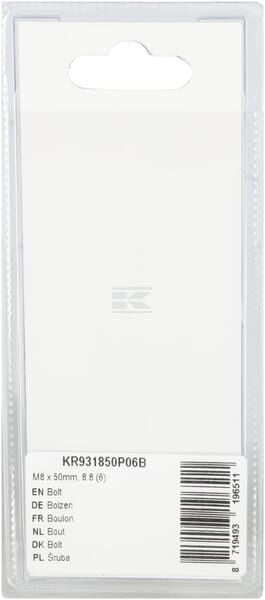 Schraube M8 x 50mm, 8.8 (6)