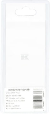 Schraube aus rostfreiem Stahl M10 x 20mm, A2 (6)