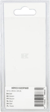 Schraube M10 x 25mm, 8.8 (6)