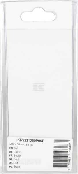 Schraube M12 x 50mm, 8.8 (6)