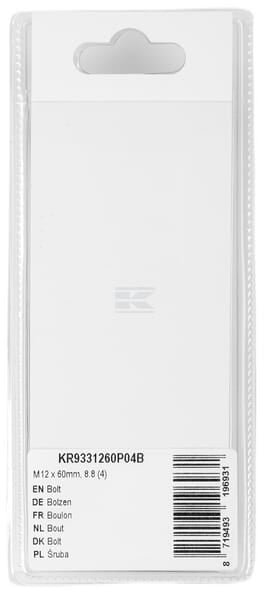 Schraube M12 x 60mm, 8.8 (4)