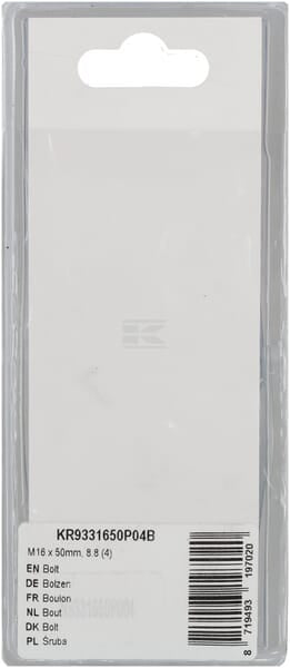 Schraube M16 x 50mm, 8.8 (4)