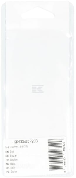 Schraube M4 x 30mm, 8.8 (20)