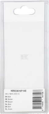 Schraube M6 x 16mm, 8.8 (10)