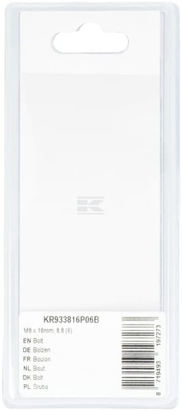 Schraube M8 x 16mm, 8.8 (6)