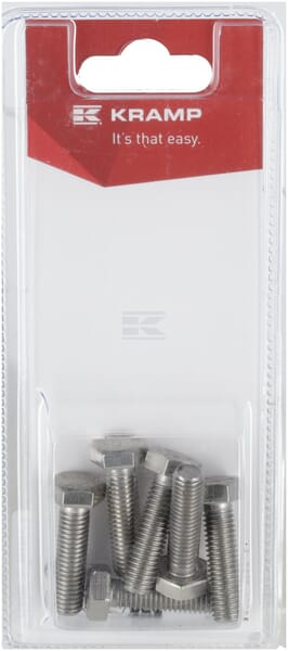 Schraube aus rostfreiem Stahl M8 x 30mm, A2 (6)