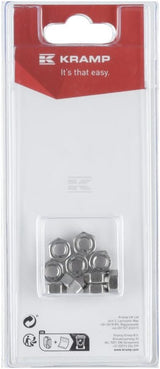 Mutter aus rostfreiem Stahl M6 x 1,0, S.S. (10)