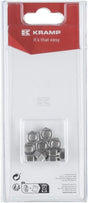 Mutter aus rostfreiem Stahl M6 x 1,0, S.S. (10)