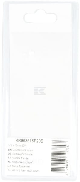 Senkkopfschraube M5 x 16mm (20)