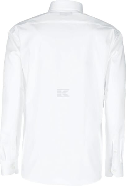 Weißes Hemd Langarm modern 2XL
