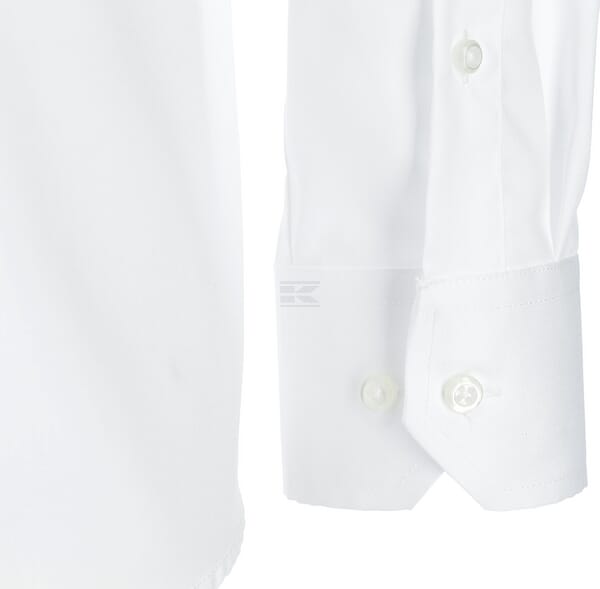 Weißes Hemd Langarm modern XL