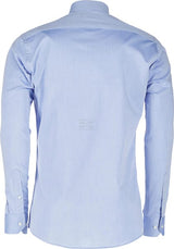 Blaues Hemd Langarm schmal S