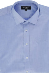Blaues Hemd Langarm schmal S