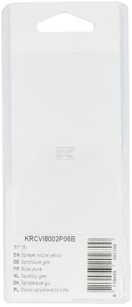 Sprühdüse gelb 80° (6)