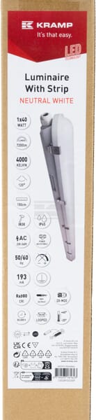 LED-Leuchte mit Streifen - 1x40W 150cm 4000K