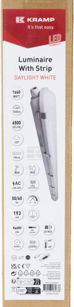 LED-Leuchte mit Streifen - 1x40W 150cm 6500K