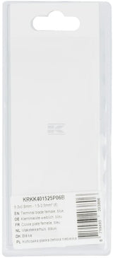 Flachsteckhülse, blau 6.3x0.8mm - 1.5-2.5mm² (6)