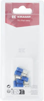 Rundsteckverbinder, blau Ø 5mm - 1.5-2.5mm² (6)