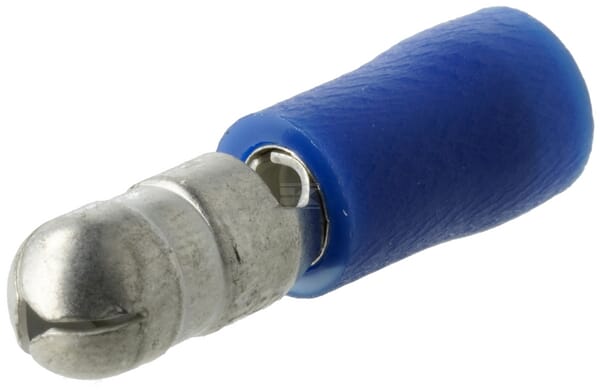 Rundsteckverbinder, blau Ø 5mm - 1.5-2.5mm² (6)