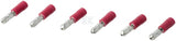 Rundsteckverbinder, rot Ø 4mm - 0,5-1,0mm² (6)