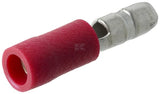 Rundsteckverbinder, rot Ø 4mm - 0,5-1,0mm² (6)