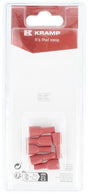 Flachsteckhülse, rot 6,3x0,8mm - 0,5-1,0mm² (6)