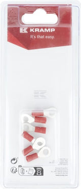 Ringkabelschuh, rot Ø5mm - 0,5-1,0mm² (6)