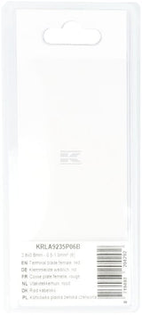 Flachsteckhülse, rot 2,8x0,8mm - 0,5-1,0mm² (6)